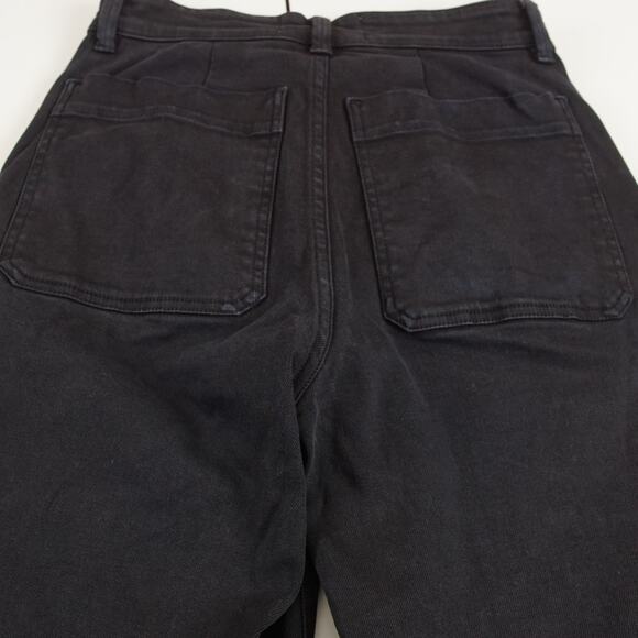 Everlane Black Straight Leg Crop Jeans Womens Sz 0 - Picture 14 of 15